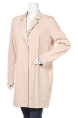 Дамско палто Cinque, Размер L, Цвят Бежов, 53% памук, 44% полиестер, 3% еластан, Цена 49,35 лв.