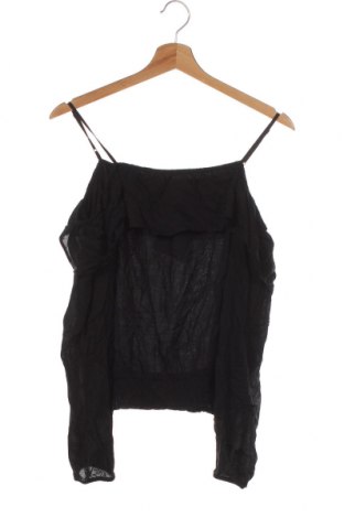 Детска блуза H&M, Размер 14-15y/ 168-170 см, Цвят Черен, Вискоза, Цена 11,50 лв.