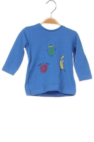 Детска блуза Name It, Размер 2-3m/ 56-62 см, Цвят Син, 95% памук, 5% еластан, Цена 4,91 лв.