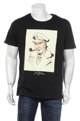 Tricou de bărbați Cotton Division, Mărime XL, Culoare Negru, Bumbac, Preț 51,32 Lei