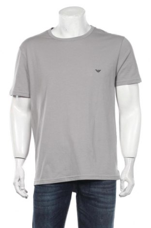 Мъжка тениска Emporio Armani Underwear, Размер XL, Цвят Сив, 95% памук, 5% еластан, Цена 71,40 лв.