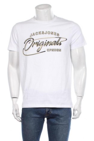Ανδρικό t-shirt Originals By Jack & Jones, Μέγεθος L, Χρώμα Λευκό, 100% βαμβάκι, Τιμή 27,84 €