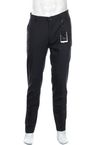 Мъжки панталон Eleven Paris, Размер L, Цвят Син, 70% вълна, 30% полиестер, Цена 104,25 лв.