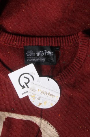 Мъжки пуловер Harry Potter, Размер XXL, Цвят Червен, Полиакрил, Цена 51,75 лв.
