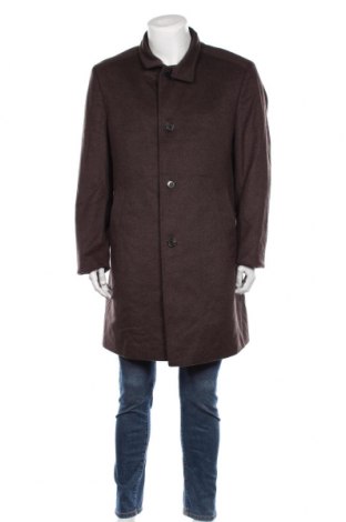 Мъжко палто Joop!, Размер XL, Цвят Кафяв, 75% вълна, 20% полиамид, 5% кашмир, Цена 516,75 лв.