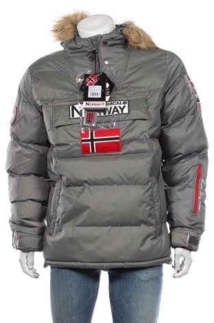Ανδρικό μπουφάν Geographical Norway, Μέγεθος L, Χρώμα Γκρί, Πολυαμίδη, Τιμή 107,86 €