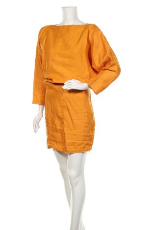 Kleid Mango, Größe S, Farbe Orange, Leinen, Preis 23,80 €