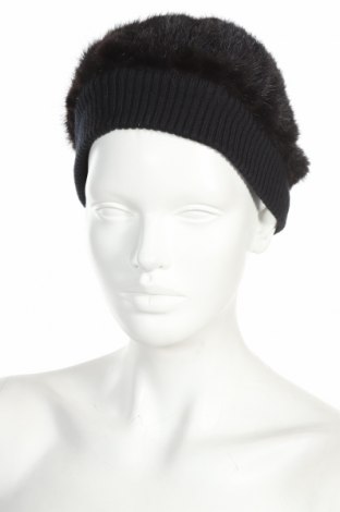 Παιδικό καπέλο Moncler, Χρώμα Μαύρο, Φυσική τρίχα, κλωστοϋφαντουργικά προϊόντα, Τιμή 72,99 €