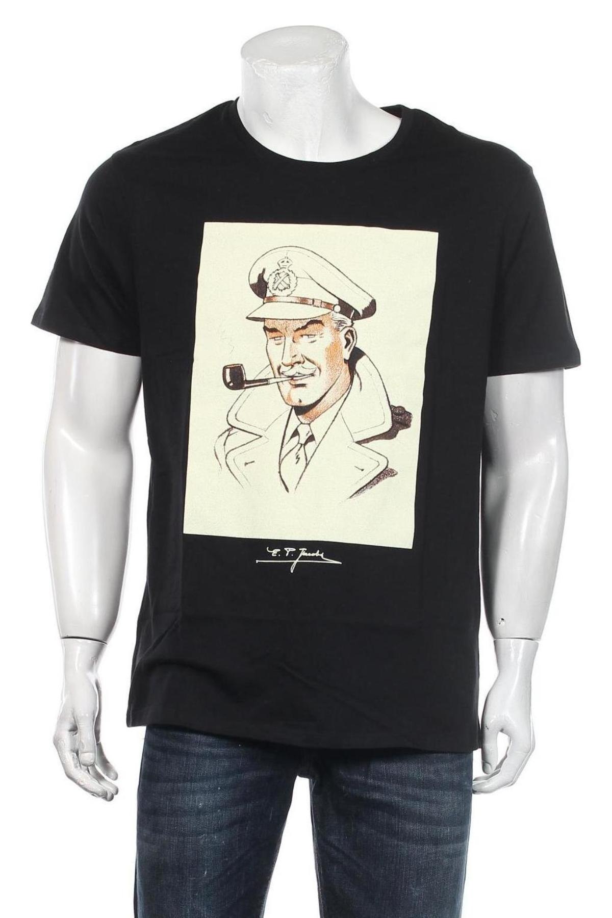 Tricou de bărbați Cotton Division, Mărime XL, Culoare Negru, Bumbac, Preț 64,15 Lei