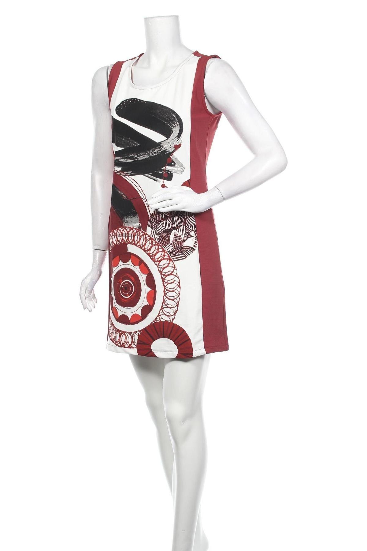Φόρεμα Desigual, Μέγεθος M, Χρώμα Κόκκινο, 95% πολυεστέρας, 5% ελαστάνη, Τιμή 56,06 €
