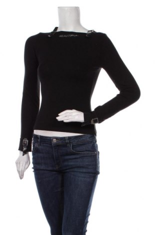 Γυναικεία μπλούζα, Μέγεθος S, Χρώμα Μαύρο, 92% βισκόζη, 8% ελαστάνη, Τιμή 8,66 €