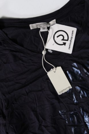 Γυναικεία μπλούζα Comma,, Μέγεθος XS, Χρώμα Μπλέ, Βισκόζη, Τιμή 22,48 €
