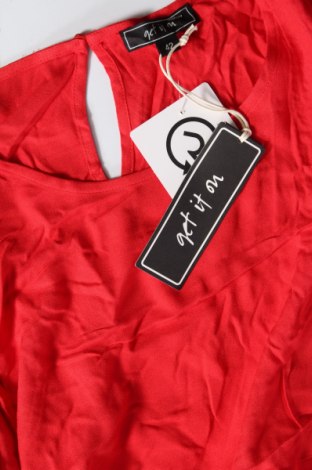 Γυναικεία μπλούζα Get it on by S.Oliver, Μέγεθος L, Χρώμα Κόκκινο, Βισκόζη, Τιμή 18,35 €
