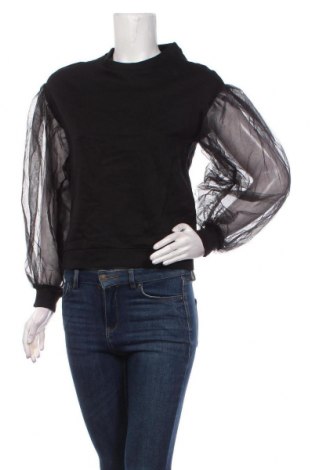 Дамска блуза H&M, Размер XS, Цвят Черен, 71% памук, 29% полиестер, Цена 19,60 лв.