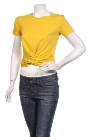 Дамска блуза Zara Trafaluc, Размер S, Цвят Жълт, Цена 3,80 лв.