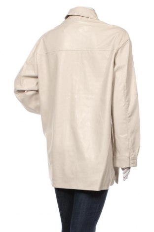Дамска кожена риза Pimkie, Размер XL, Цвят Бежов, Цена 55,20 лв.