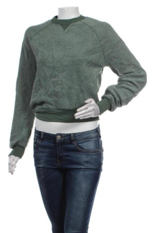 Дамска поларена блуза Alternative, Размер M, Цвят Зелен, 50% полиестер, 46% памук, 4% вискоза, Цена 24,70 лв.