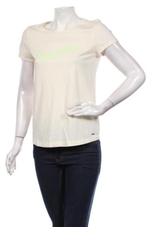 Γυναικείο t-shirt Tom Tailor, Μέγεθος S, Χρώμα Εκρού, Βαμβάκι, Τιμή 11,86 €