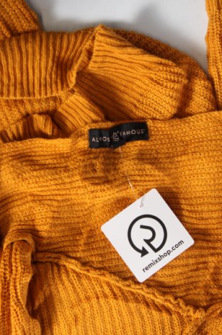 Дамски пуловер Almost Famous, Размер M, Цвят Жълт, Цена 36,00 лв.