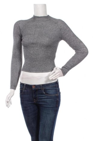 Дамски пуловер Bershka, Размер M, Цвят Сив, Цена 26,50 лв.