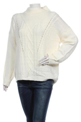 Γυναικείο πουλόβερ Q/S by S.Oliver, Μέγεθος XXL, Χρώμα Λευκό, Τιμή 50,16 €