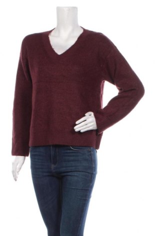 Дамски пуловер Tom Tailor, Размер XS, Цвят Червен, Цена 26,50 лв.