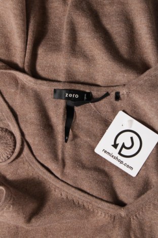 Дамски пуловер Zero, Размер XS, Цвят Кафяв, Цена 3,18 лв.