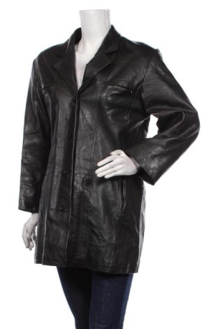 Γυναικείο δερμάτινο μπουφάν Conbipel, Μέγεθος XL, Χρώμα Μαύρο, Τιμή 39,80 €