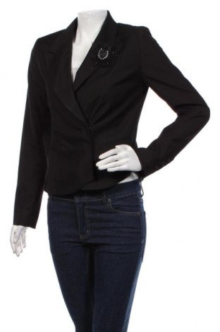 Γυναικείο σακάκι Fracomina, Μέγεθος M, Χρώμα Μαύρο, Τιμή 69,90 €