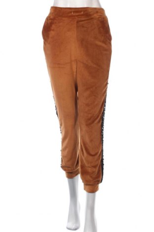 Γυναικείο αθλητικό παντελόνι, Μέγεθος M, Χρώμα  Μπέζ, Πολυεστέρας, Τιμή 10,14 €
