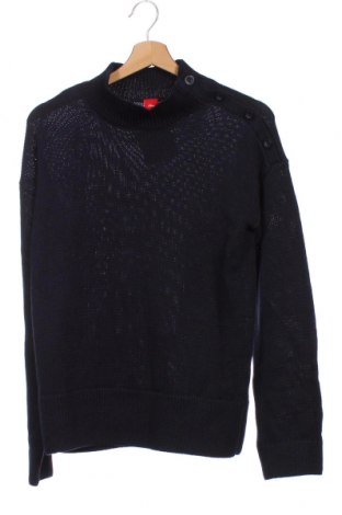 Детски пуловер S.Oliver, Размер 15-18y/ 170-176 см, Цвят Син, 50% памук, 50% акрил, Цена 17,02 лв.