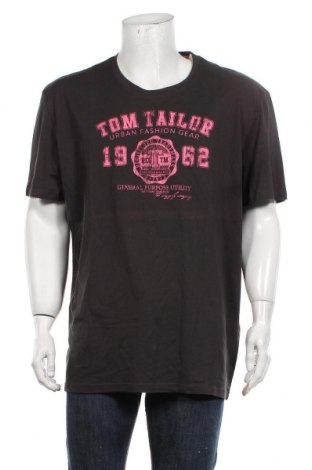 Ανδρικό t-shirt Tom Tailor, Μέγεθος 3XL, Χρώμα Γκρί, Βαμβάκι, Τιμή 11,62 €
