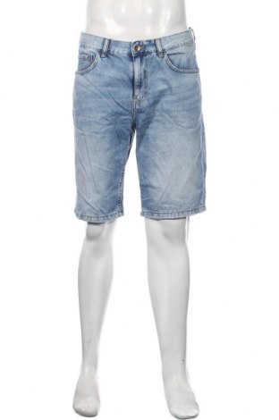 Ανδρικό κοντό παντελόνι Pull&Bear, Μέγεθος L, Χρώμα Μπλέ, 100% βαμβάκι, Τιμή 23,51 €