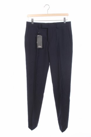 Мъжки панталон S.Oliver Black Label, Размер S, Цвят Син, Цена 5,37 лв.