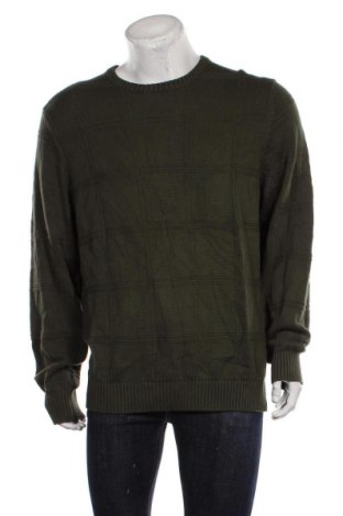Мъжки пуловер Arrow, Размер L, Цвят Зелен, Памук, Цена 31,50 лв.