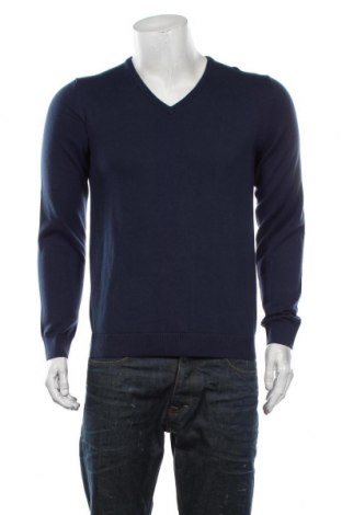 Мъжки пуловер S.Oliver, Размер S, Цвят Син, Памук, Цена 32,70 лв.