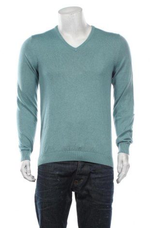 Мъжки пуловер S.Oliver, Размер S, Цвят Син, Памук, Цена 38,15 лв.