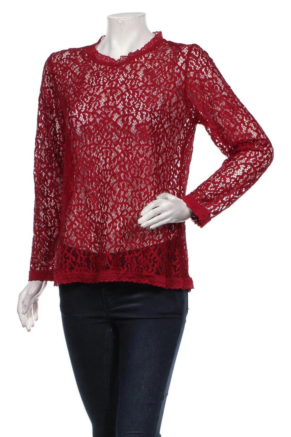 Γυναικεία μπλούζα Yest, Μέγεθος M, Χρώμα Κόκκινο, Τιμή 23,51 €