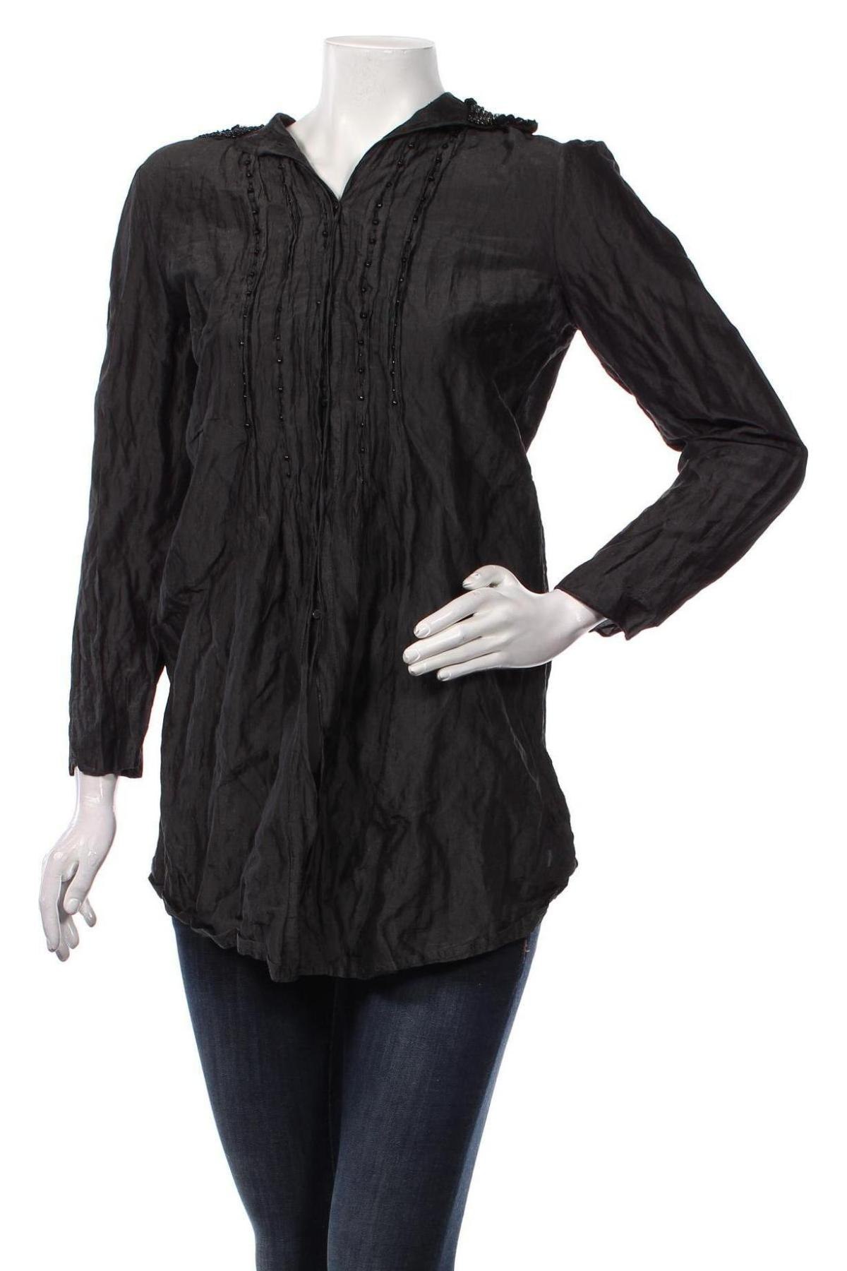 Γυναικείο πουκάμισο Vera Mont, Μέγεθος M, Χρώμα Γκρί, Τιμή 40,21 €