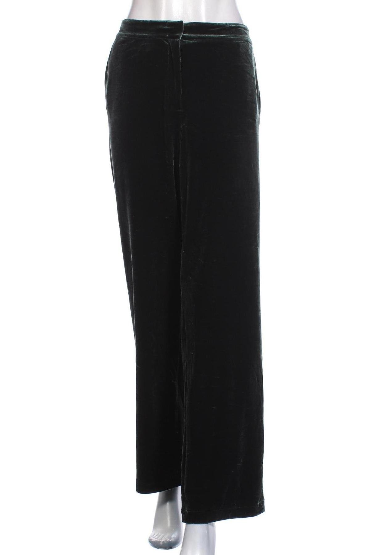 Γυναικείο παντελόνι S.Oliver Black Label, Μέγεθος XL, Χρώμα Πράσινο, Τιμή 92,27 €