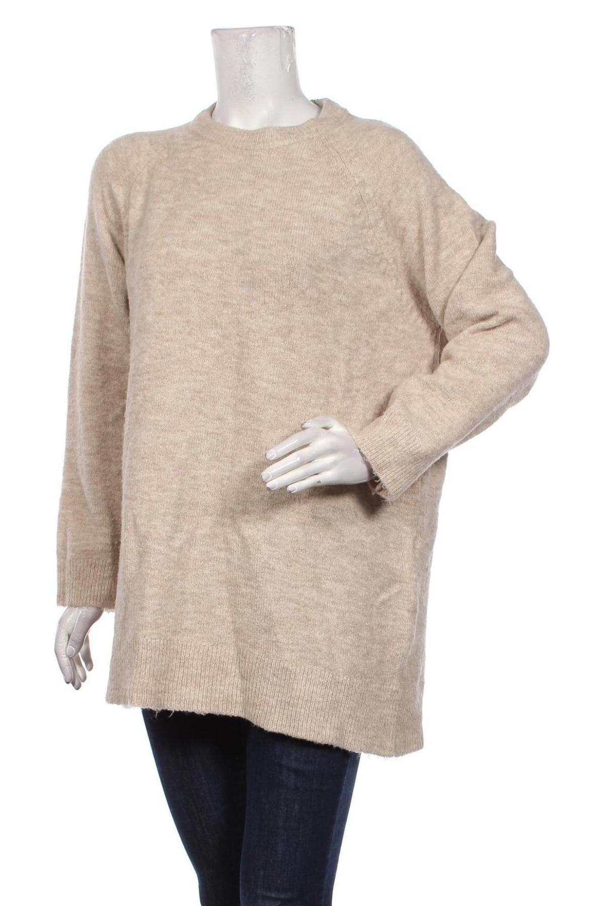 Дамски пуловер New Look, Размер M, Цвят Бежов, Цена 74,00 лв.