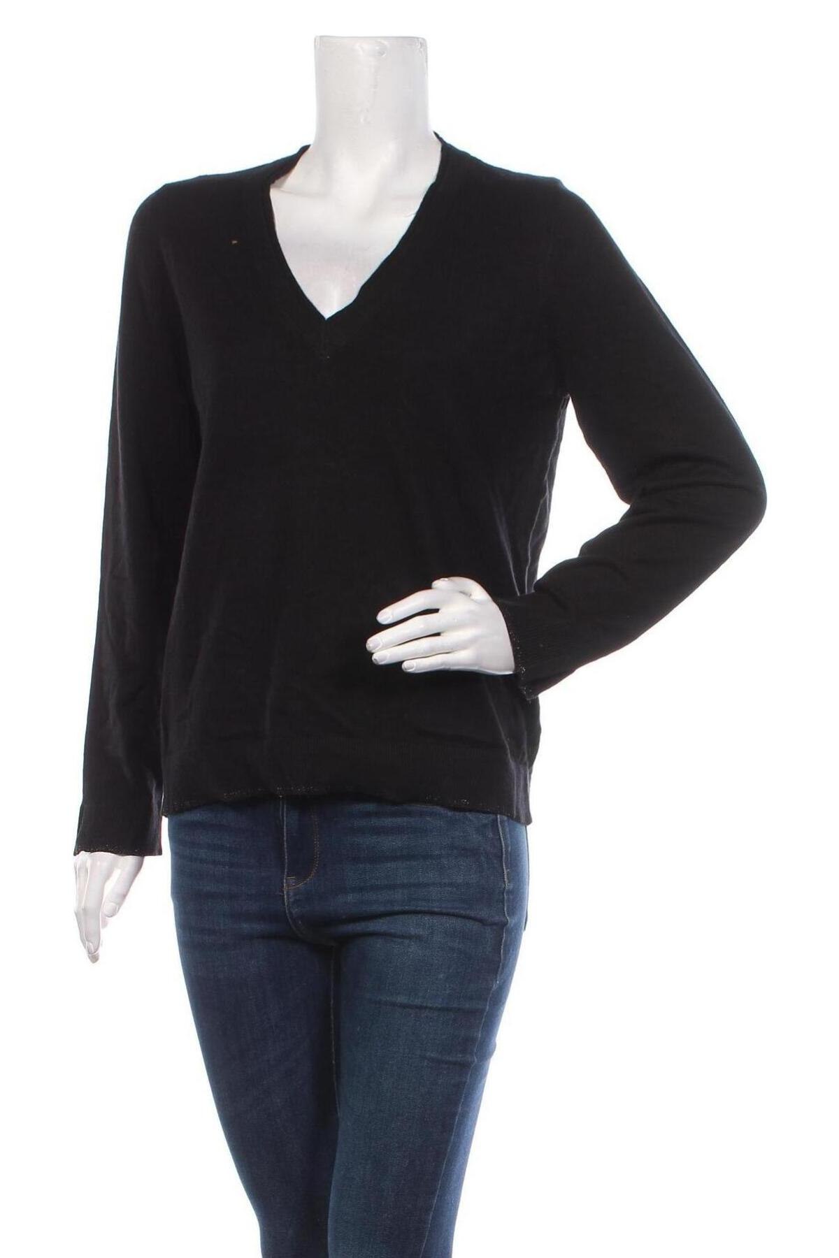 Дамски пуловер S.Oliver, Размер M, Цвят Черен, Цена 55,60 лв.