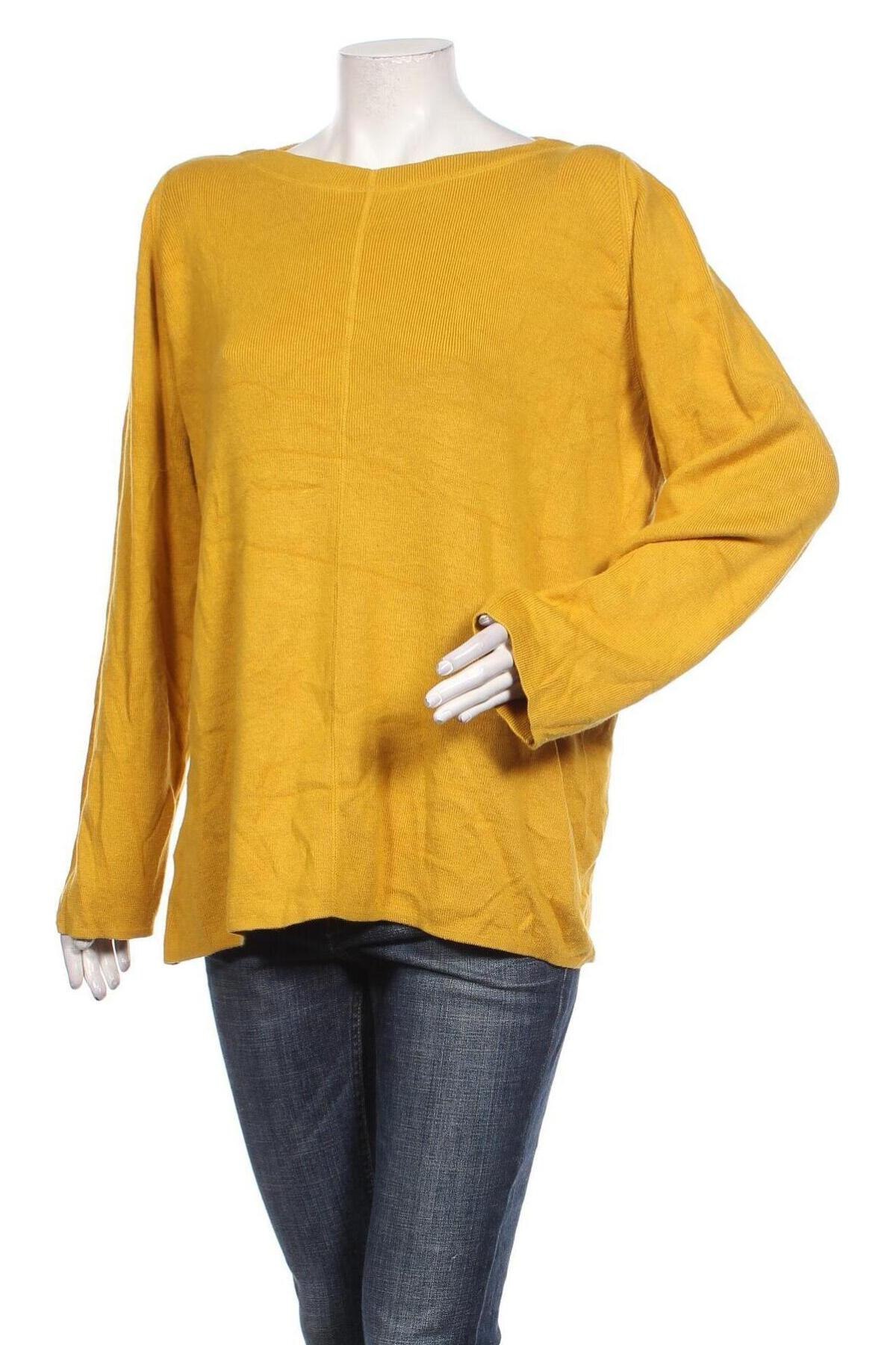 Дамски пуловер S.Oliver, Размер XL, Цвят Жълт, Цена 52,80 лв.
