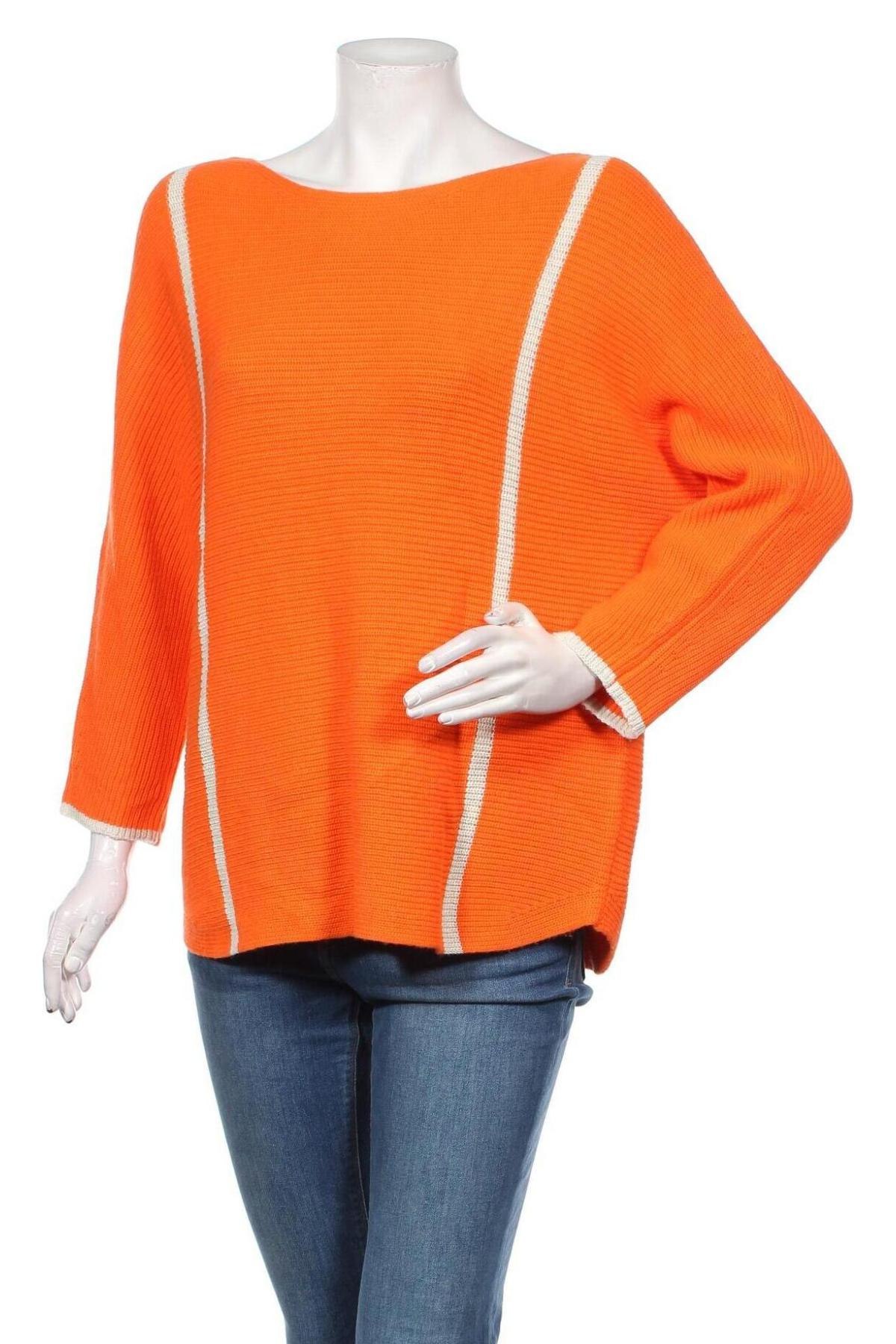 Дамски пуловер S.Oliver, Размер L, Цвят Оранжев, Цена 55,60 лв.