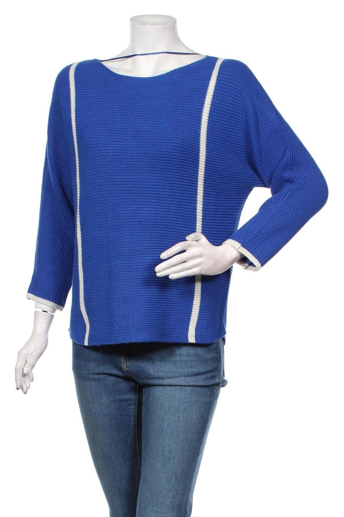 Дамски пуловер S.Oliver, Размер S, Цвят Син, Цена 55,60 лв.