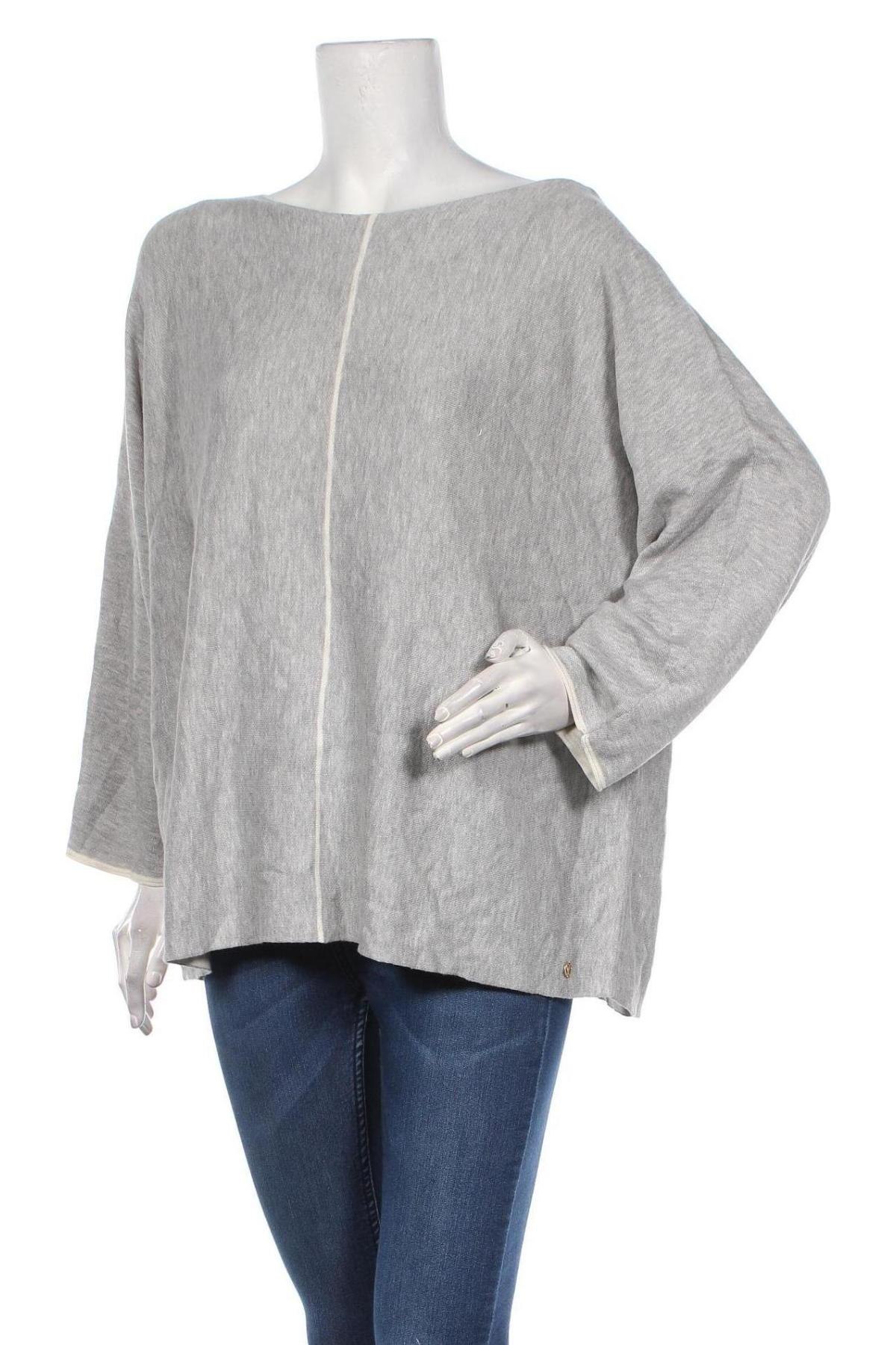 Дамски пуловер S.Oliver, Размер XL, Цвят Сив, Цена 55,60 лв.
