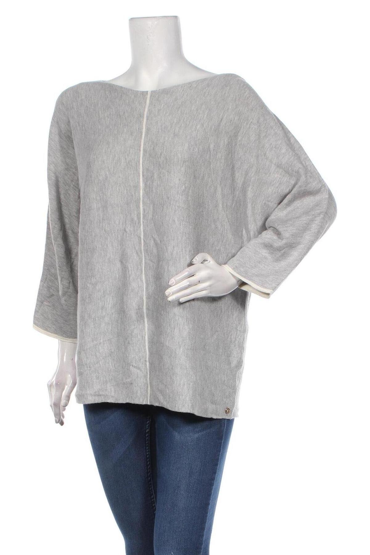 Дамски пуловер S.Oliver, Размер XL, Цвят Сив, Цена 55,60 лв.