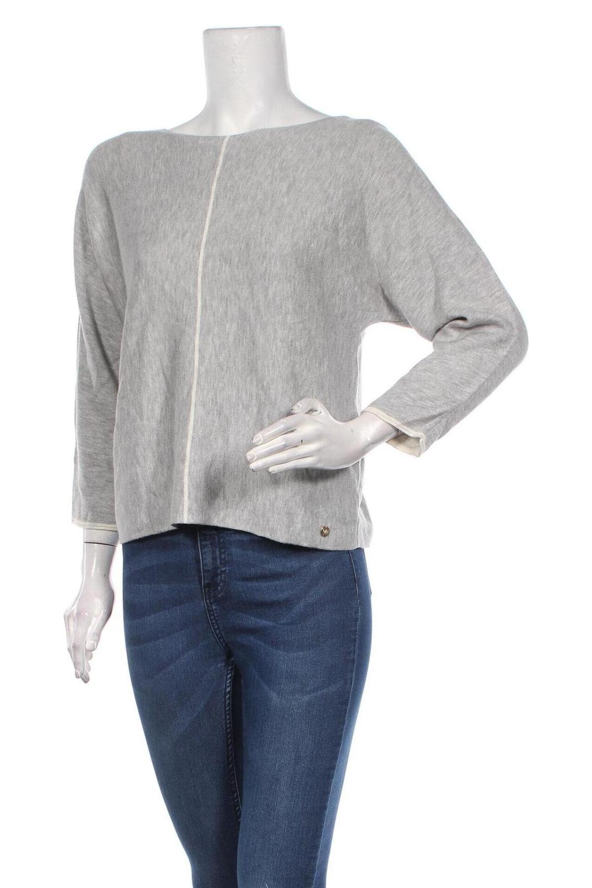Дамски пуловер S.Oliver, Размер XS, Цвят Сив, Цена 55,60 лв.