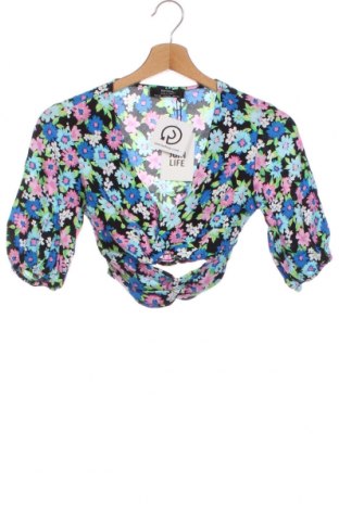 Γυναικεία μπλούζα Bershka, Μέγεθος XS, Χρώμα Πολύχρωμο, Τιμή 15,98 €