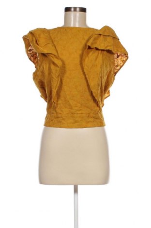 Дамска блуза Camaieu, Размер XL, Цвят Жълт, Цена 17,36 лв.